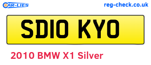 SD10KYO are the vehicle registration plates.