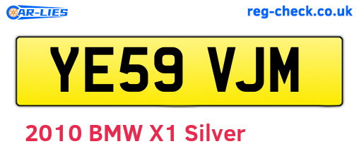 YE59VJM are the vehicle registration plates.