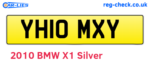 YH10MXY are the vehicle registration plates.