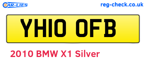 YH10OFB are the vehicle registration plates.
