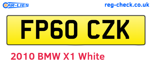 FP60CZK are the vehicle registration plates.