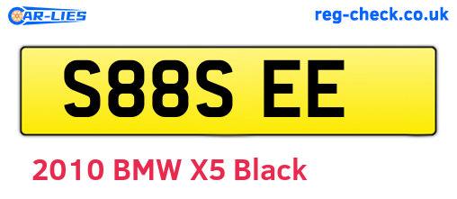 S88SEE are the vehicle registration plates.
