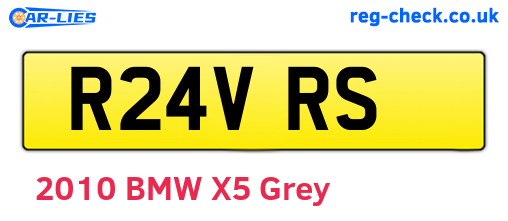 R24VRS are the vehicle registration plates.