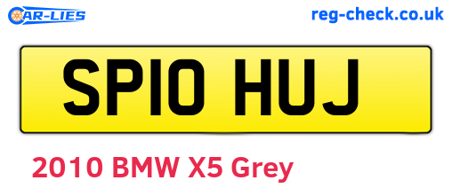 SP10HUJ are the vehicle registration plates.