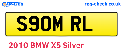 S90MRL are the vehicle registration plates.
