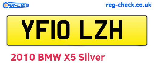 YF10LZH are the vehicle registration plates.