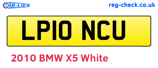 LP10NCU are the vehicle registration plates.