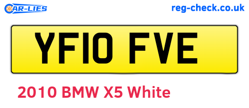 YF10FVE are the vehicle registration plates.