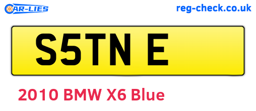 S5TNE are the vehicle registration plates.