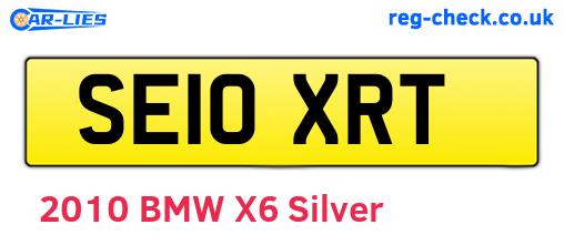 SE10XRT are the vehicle registration plates.