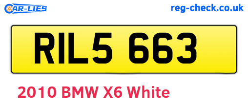 RIL5663 are the vehicle registration plates.