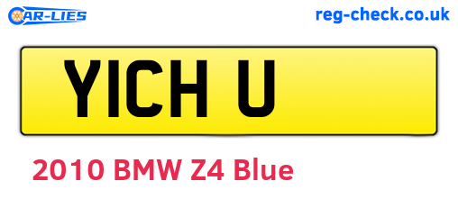 Y1CHU are the vehicle registration plates.