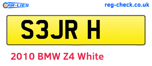 S3JRH are the vehicle registration plates.