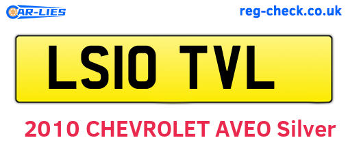 LS10TVL are the vehicle registration plates.