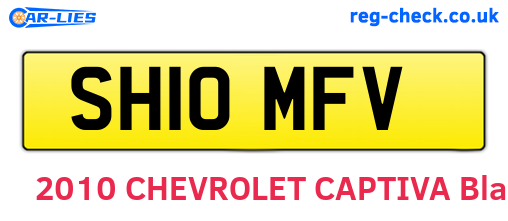 SH10MFV are the vehicle registration plates.