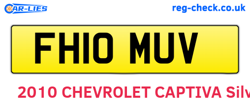 FH10MUV are the vehicle registration plates.