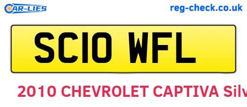 SC10WFL are the vehicle registration plates.