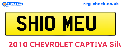 SH10MEU are the vehicle registration plates.