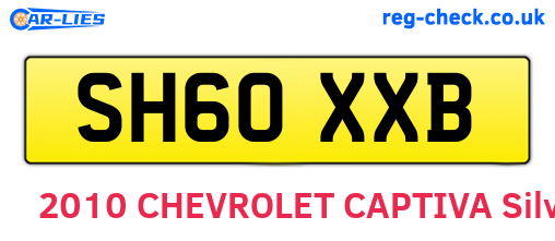 SH60XXB are the vehicle registration plates.