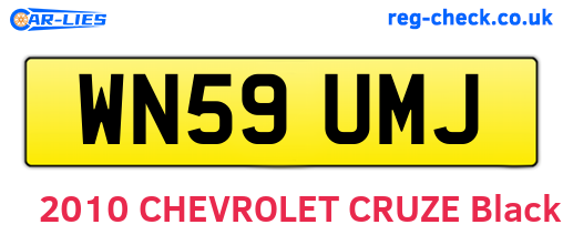 WN59UMJ are the vehicle registration plates.