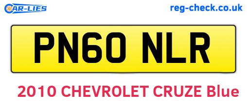 PN60NLR are the vehicle registration plates.