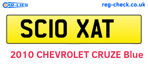 SC10XAT are the vehicle registration plates.