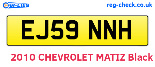 EJ59NNH are the vehicle registration plates.