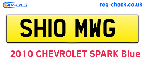 SH10MWG are the vehicle registration plates.