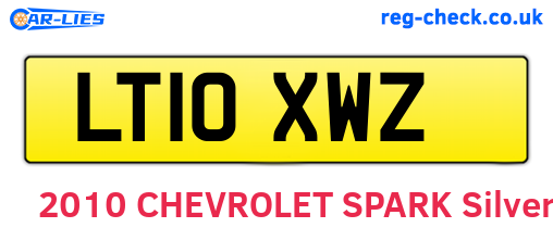 LT10XWZ are the vehicle registration plates.