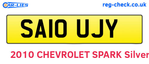 SA10UJY are the vehicle registration plates.