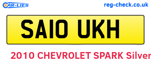 SA10UKH are the vehicle registration plates.