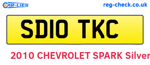 SD10TKC are the vehicle registration plates.