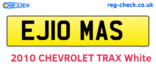 EJ10MAS are the vehicle registration plates.