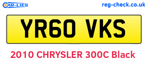 YR60VKS are the vehicle registration plates.