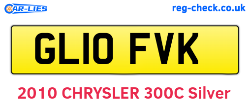GL10FVK are the vehicle registration plates.
