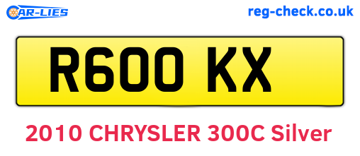 R60OKX are the vehicle registration plates.