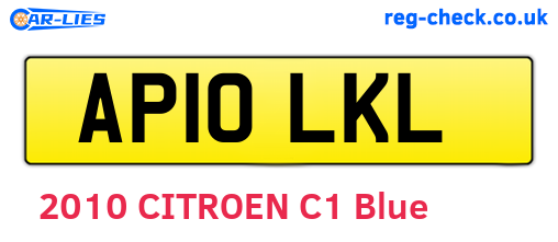 AP10LKL are the vehicle registration plates.