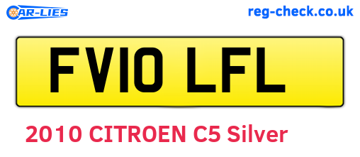 FV10LFL are the vehicle registration plates.