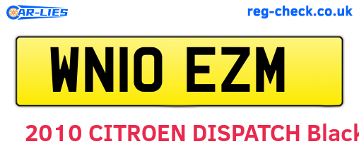 WN10EZM are the vehicle registration plates.