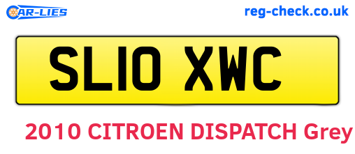 SL10XWC are the vehicle registration plates.