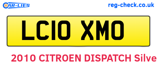 LC10XMO are the vehicle registration plates.