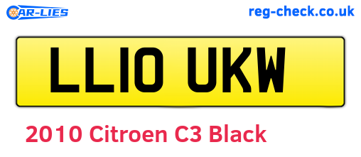 Black 2010 Citroen C3 (LL10UKW)