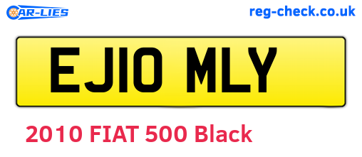 EJ10MLY are the vehicle registration plates.