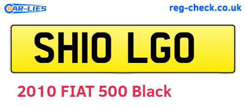 SH10LGO are the vehicle registration plates.