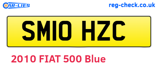 SM10HZC are the vehicle registration plates.