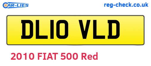 DL10VLD are the vehicle registration plates.