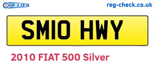 SM10HWY are the vehicle registration plates.