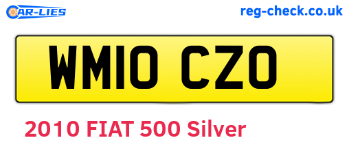 WM10CZO are the vehicle registration plates.