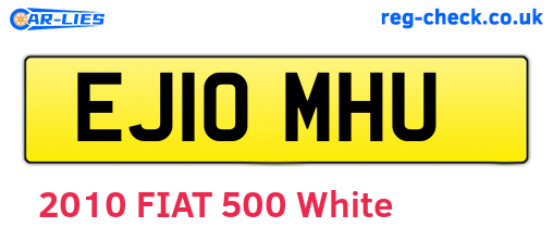 EJ10MHU are the vehicle registration plates.