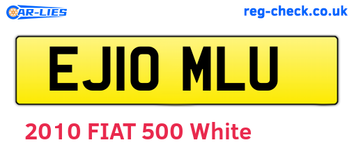 EJ10MLU are the vehicle registration plates.